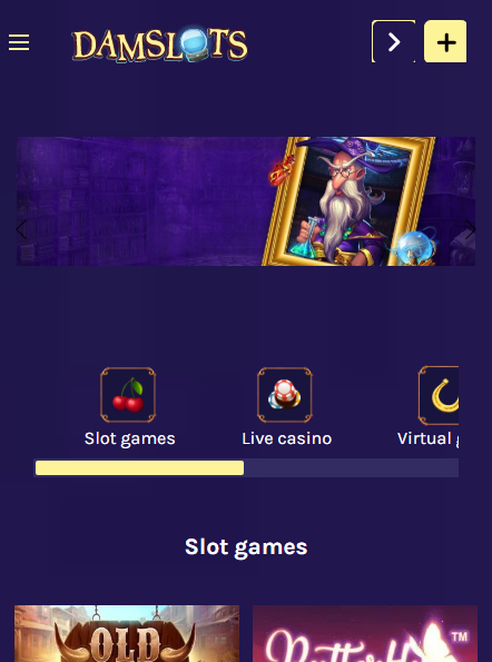 Damslots Casino Mobile screenshot